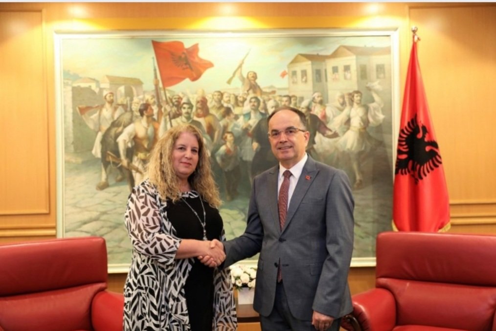 GalitPeleg's tweet image. Today I was honored to present my credentials to the president of the republic of Albania 🇦🇱.
I am very enthusiastic to start representing Israel 🇮🇱in this beautiful and friendly country & enhancing our mutual relations. Building a better future, remembering the remarkable past.