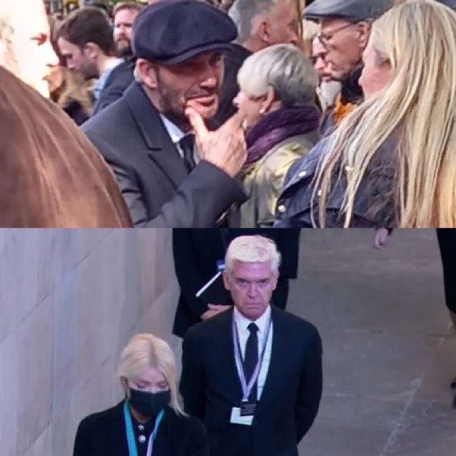 SamanthaTaghoy's tweet photo. David Beckham joined The Queue™️ for 12 hours like everyone else

Meanwhile, those like Holly Willoughby and Phillip Schofield skipped it because they believe their celebrity status precludes them from queuing with the common man.

In Britain, queue jumping is the ultimate insult https://t.co/u9lhj4POOS