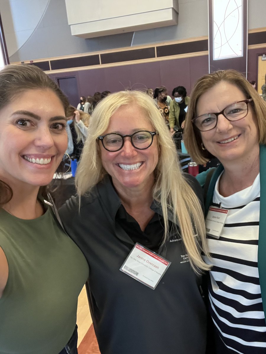 Spending the day at #osuapp2022 with <a href="/JoyceKarlDNP/">Joyce Karl</a> and <a href="/JanineOvercash/">Janine Overcash</a>
