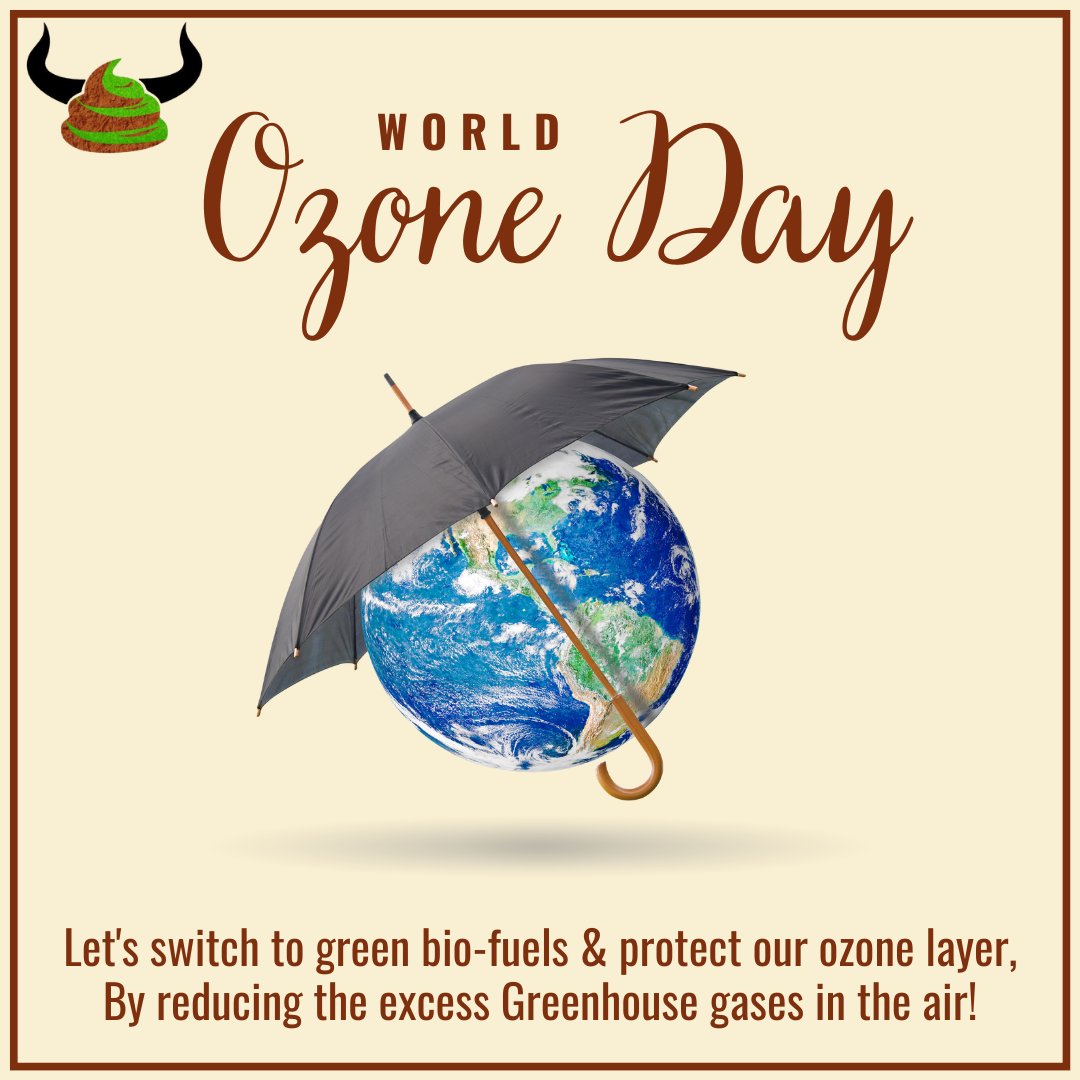 Gaumaaya's tweet photo. At Gaumaaya, we're focusing on completely eliminating the deforestation of trees for fuel &amp; reducing carbon dioxide emissions at the same time. Share how you can take a green step to protect our Ozone layer!

#gaumaaya #ozone #environment #greenhousegases #climatechange #biofuel https://t.co/kw7sEvqyO4