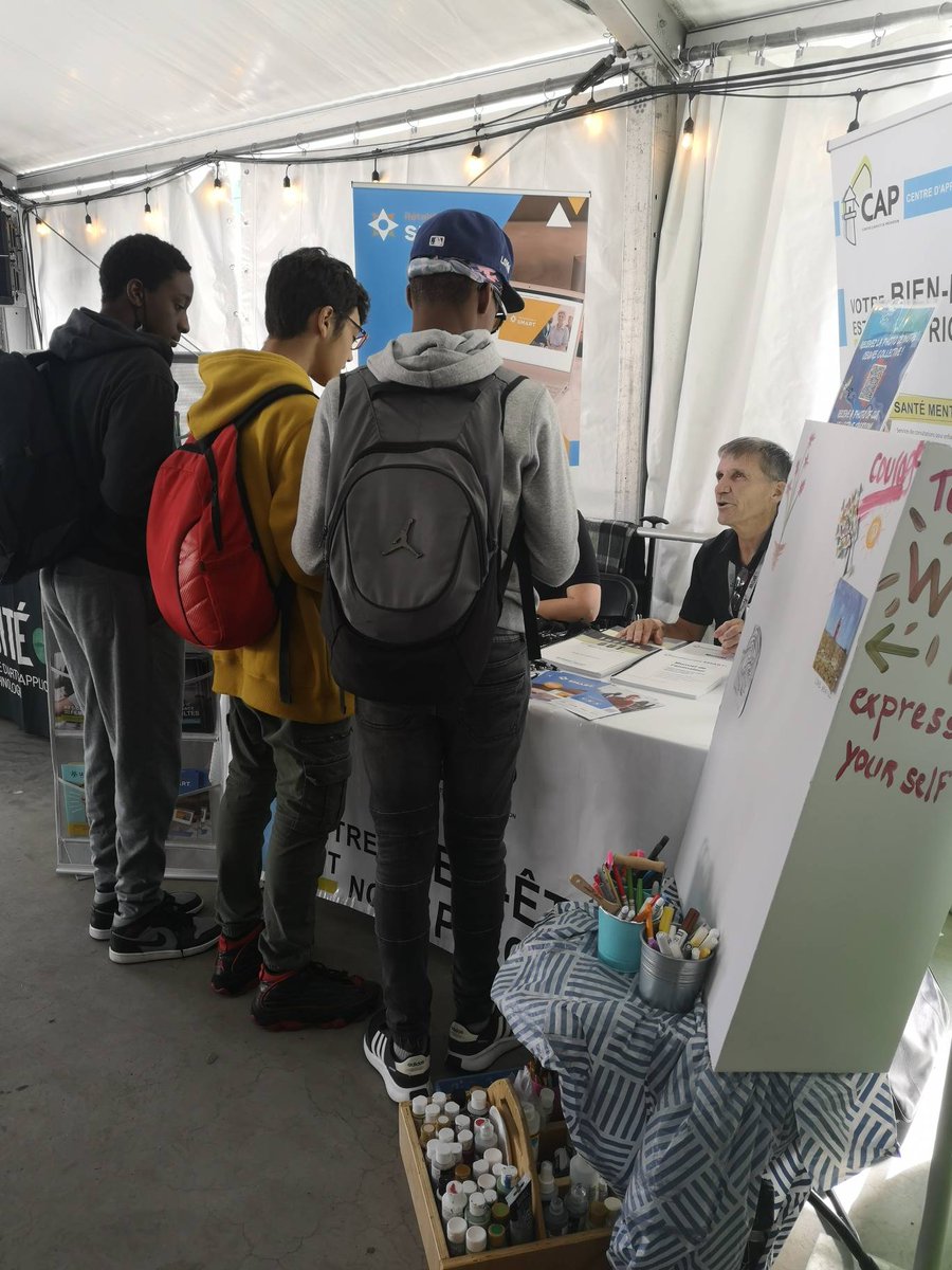 Le_CAP_ON's tweet photo. Nous sommes mobilisés avec plus de 100 organismes au festival Avançons Vers le Mieux-être de @CAPSACanada
Pour le bien être de notre communauté, nous contribuons ensemble à mettre fin à la stigmatisation des #dependances.
#jemetsfinàlastigmatisation https://t.co/VWPA3reJxB