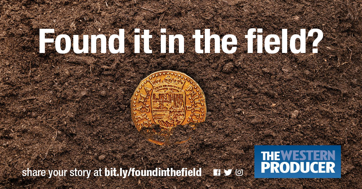 westernproducer's tweet photo. Check out our new "Found in the Field" feature! Found something interesting in your field and you don't know what it is? Do you know what it is and want to see if others do, too? Share your finds here: https://t.co/nUnW4e1iCz #foundinthefield #westcdnag #cdnag https://t.co/C0iDJTIDdf