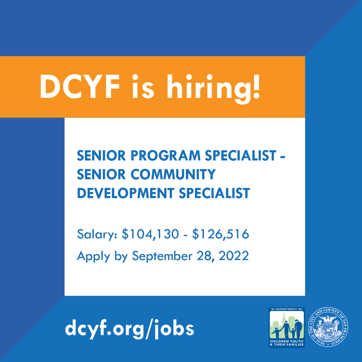 SF Department of Children, Youth & Their Families on Twitter "DCYF is