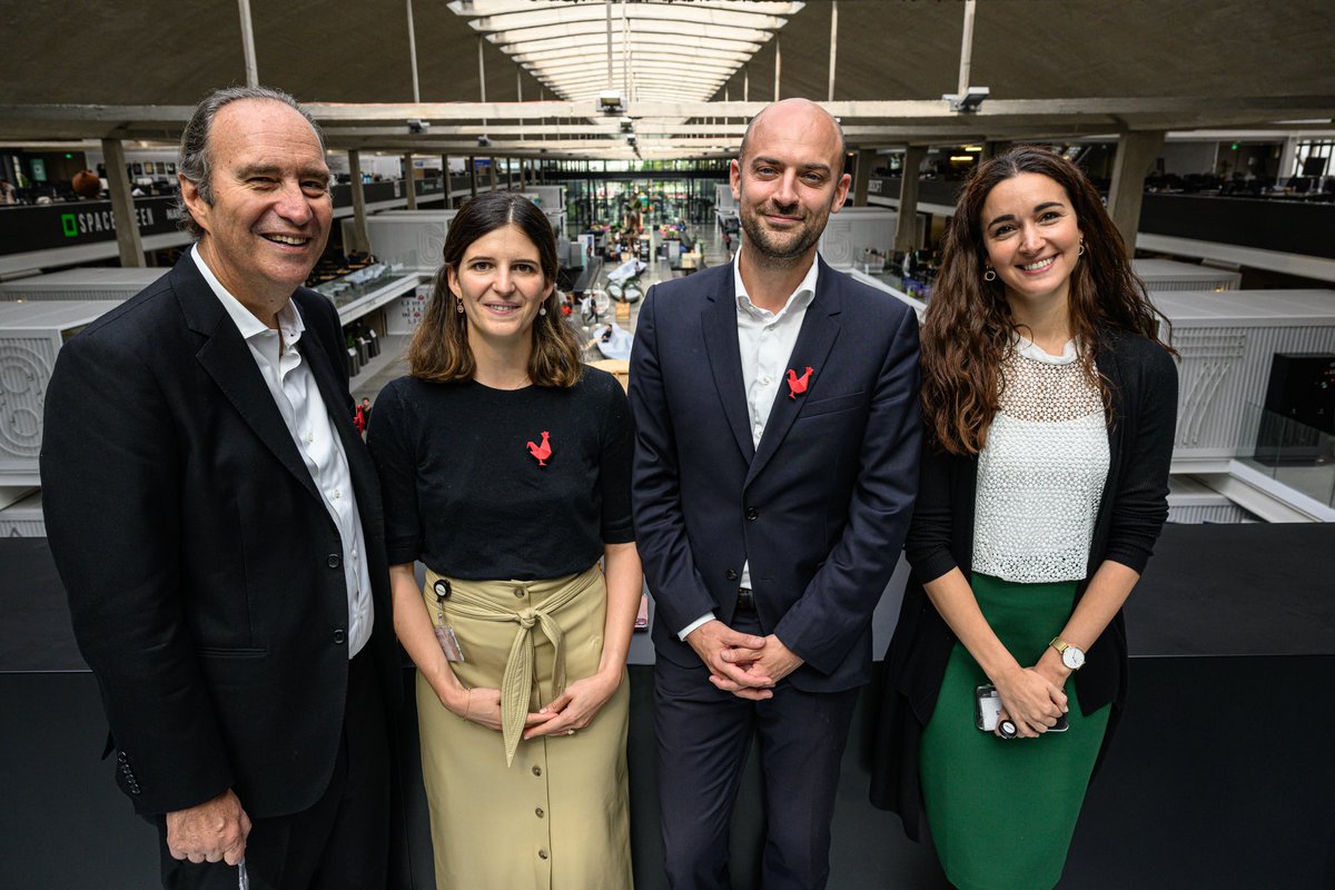 Gregoire_fr's tweet photo. Ravi d’accueillir @jnbarrot, nouveau ministre du Numérique, à @joinstationf pour une visite du campus et un échange avec les entrepreneurs du #FightersProgram et de nos autres programmes d’accompagnement. https://t.co/PsxKBhuI5y