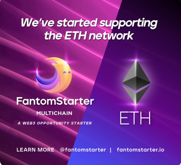 Hello, The project @fantomstarter  provides an opportunity for investment at the initial stage for your game. If you have any questions, you can ask for help.
#TheMerge #ETH #Coin98SuperApp #DeFi #Crypto