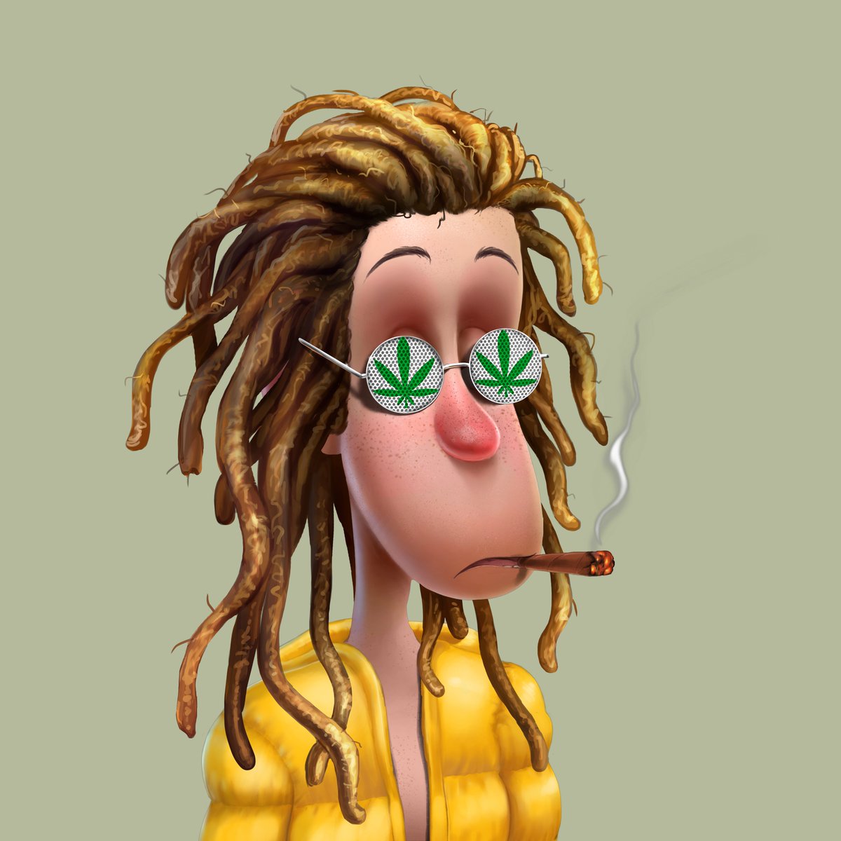 CryptoCannaClub's tweet photo. If you had two hours to smoke a pound.... tag three homies you're hitting up to smoke with!

#CCC #NFT #Crypto #Toker https://t.co/Ctzv9TCcdU