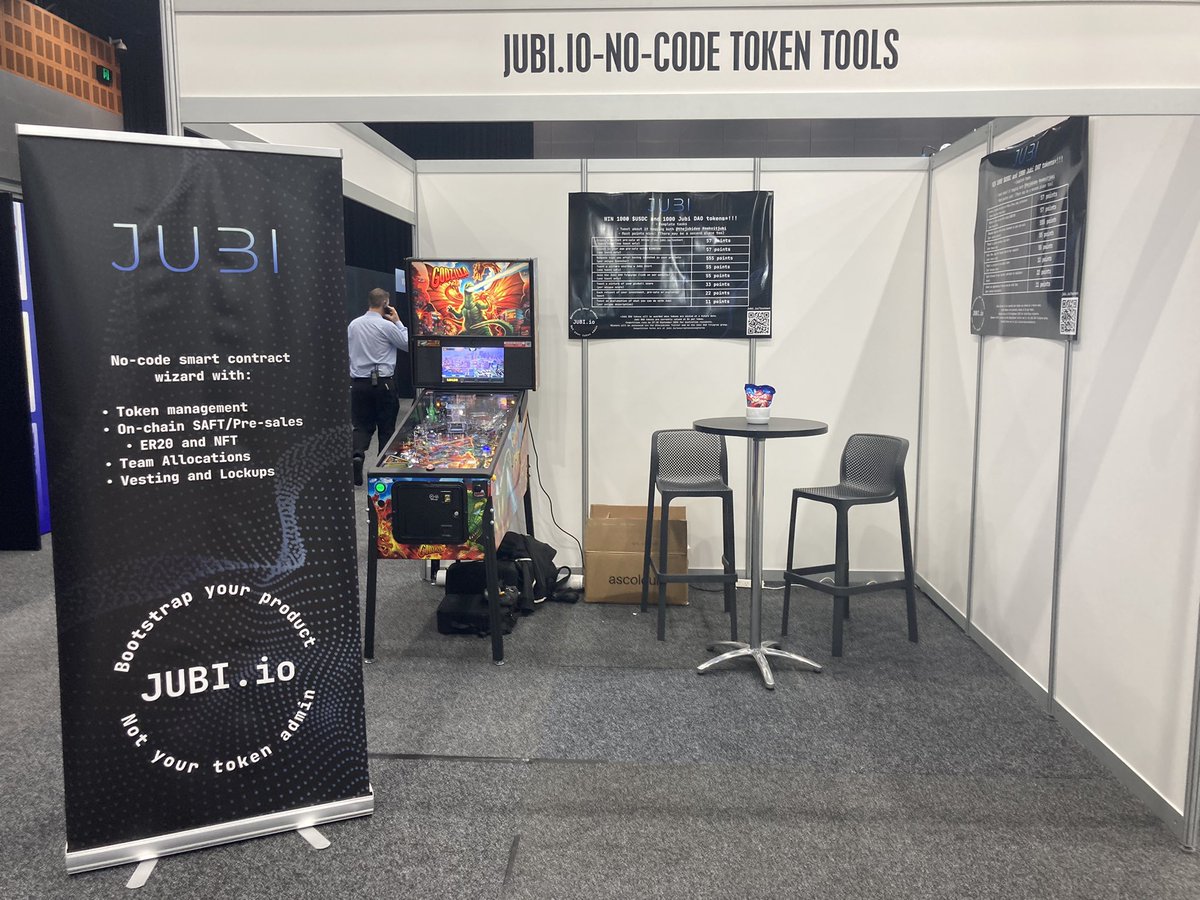 thejubidao's tweet photo. Ready to #makeitjubi ?
We are!!!
See you at @AusCryptoCon both 90 https://t.co/AscDsKWB9V