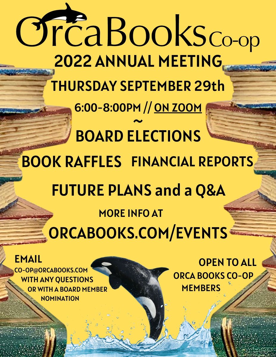 Orca Books Co-op tweet media