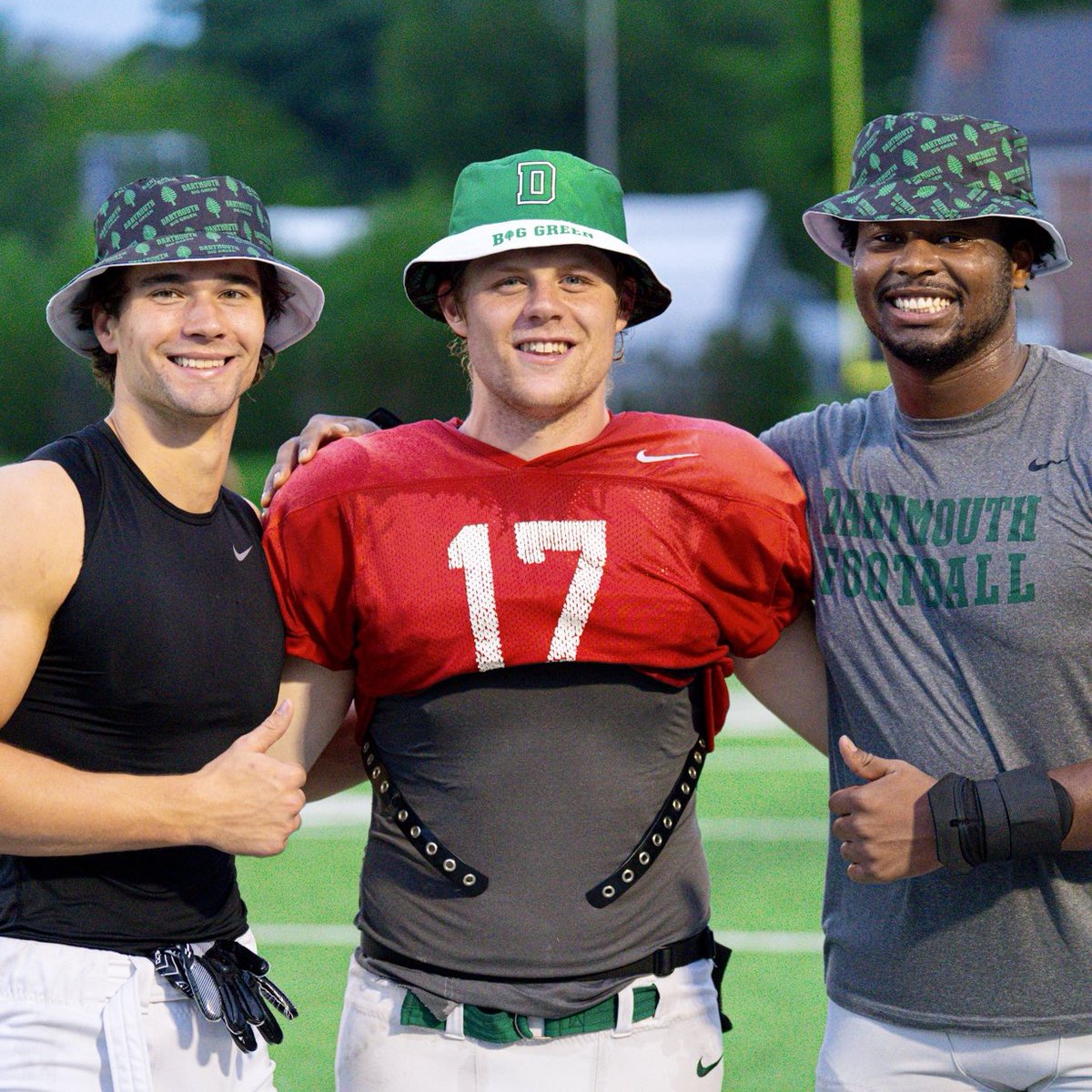 FREE drip alert 🚨 Be one of the first 500 students at tomorrow’s football game and get one of these bucket hats! #TheWoods🌲 | #GoBigGreen