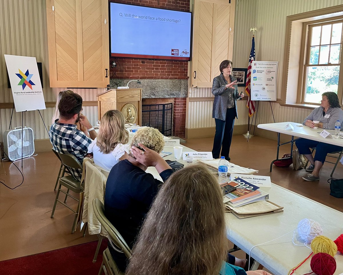 “Farmers work best in a partnership". Martha Moore, VA Farm Bureau Sr VP of Gov Relations, shared impacts of agriculture policy and finding balance with landowner rights, renewable energy goals, and water quality with food production to feed the world. <a href="/vafbnews/">Virginia Farm Bureau</a> <a href="/marthavafb/">Martha Moore</a>