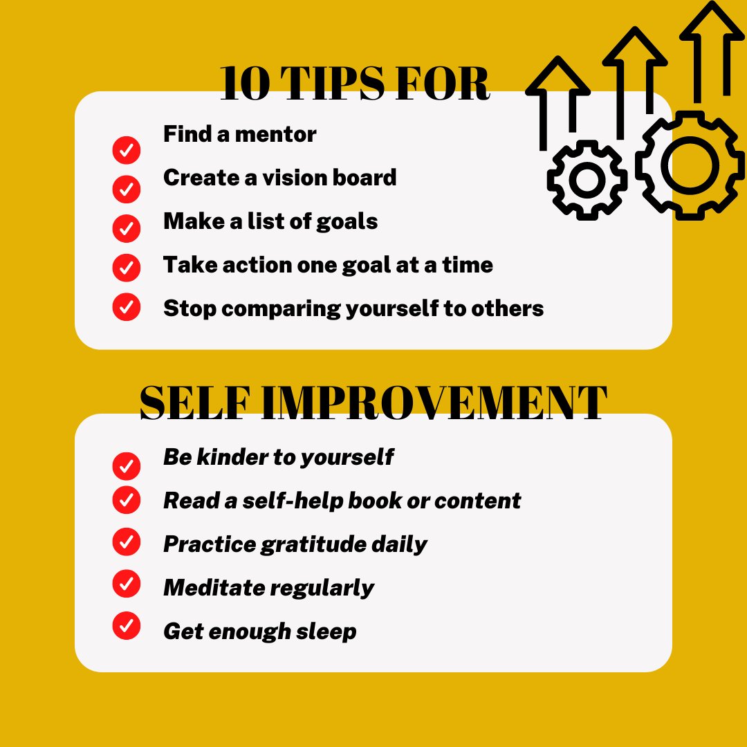 If you've ever wondered how to better yourself, whether professionally or personally, here are 10 tips to help you crush National Self Improvement Month: