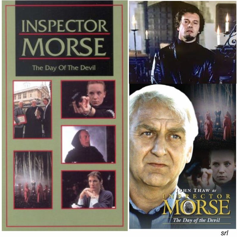 SaveRedlandLibr's tweet photo. 11:45pm TODAY on #ITV3

From 1993, s7 Ep 2 📺#InspectorMorse “The Day of the Devil” directed by #StephenWhittaker &amp; written by #DanielBoyle

Based on characters from #ColinDexter’s #Morse novels📚

🌟#JohnThaw #KevinWhately #JamesGrout #KeithAllen #HarrietWalter #RichardGriffiths https://t.co/GqOttsWmid