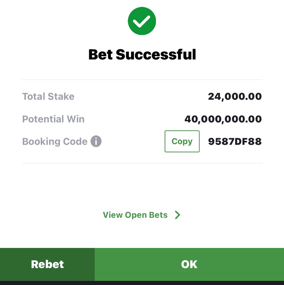 betgenuinecom's tweet image. This is coming home😍 💋 (40M) 

1000 odds - 9587DF88.

25 odds - 88DE4AB

Stake, RT N Await! 🤝