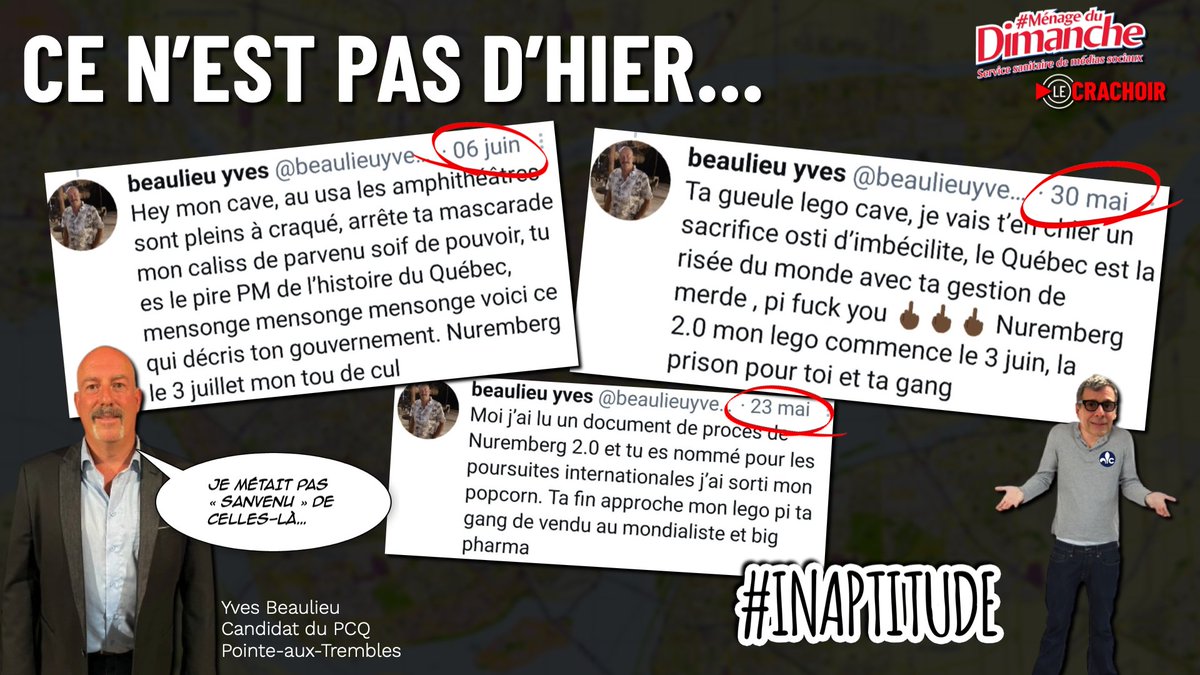 menagedd's tweet image. Si vous croyez que ça date d'hier qu'Yves Beaulieu - Candidat dans Pointe aux Trembles pour le @PconservateurQc tient des propos de maillet...

Détrompez-vous !

Mais hey... C'est pas un complotiste là... Wow menute....!

#wads #maillet #AssNat #polqc #inaptitude