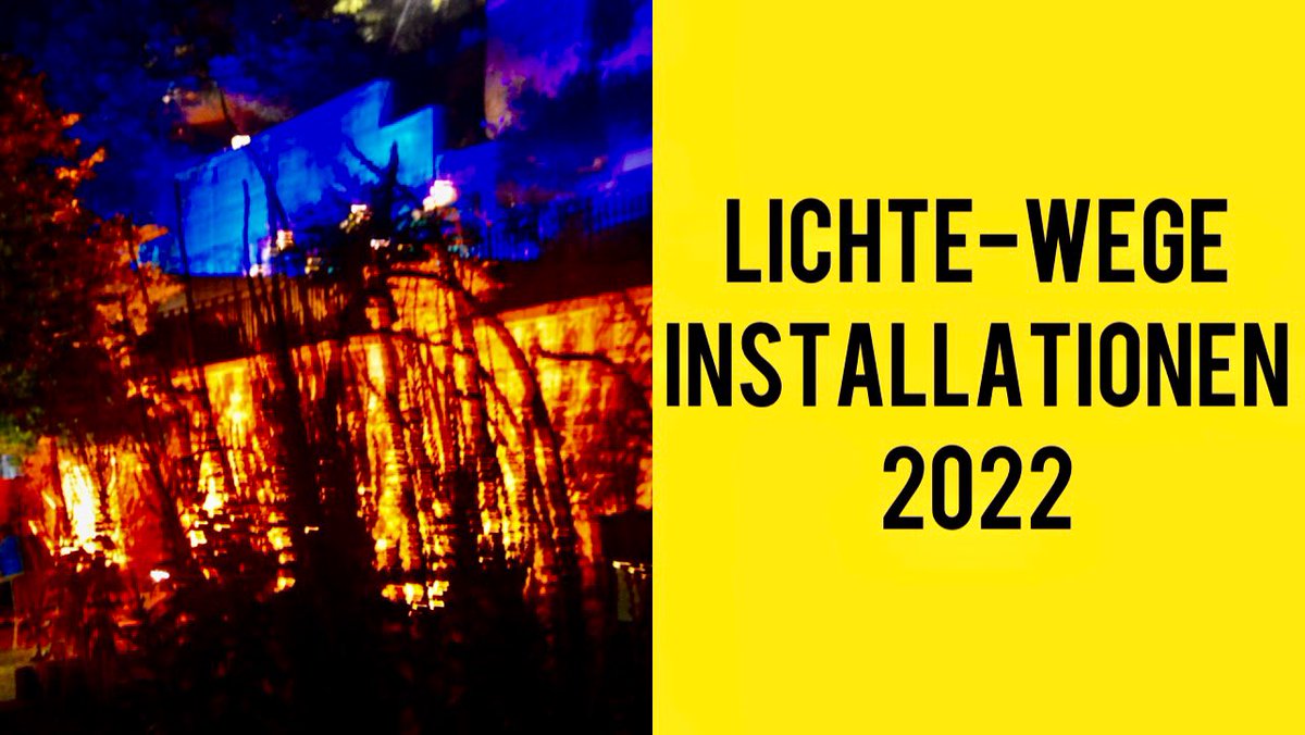 Lichte - Wege Installationen #kassel am #weinberg . Morgen 17.08.22 Abschiedsparty.  #youtube  #youtuber  #YouAreAllWelcomeHere  #Discord 

youtu.be/DrLaBGE3U00