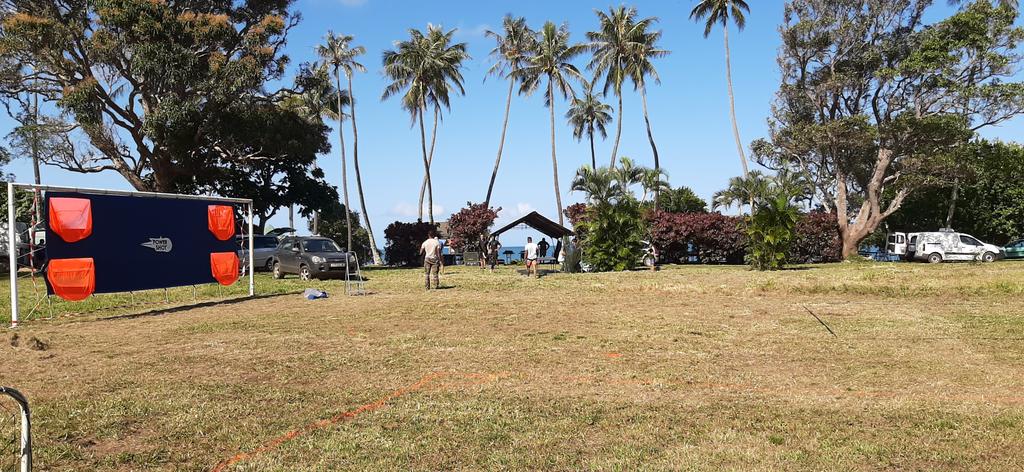 RIMaP_NC's tweet photo. Journée au profit des familles du #RIMAP-NC. La préparation des différents stands et terrains de sports sont en cours d'installations sur le site de St Tropez. Les organisateurs donnent rendez-vous aux familles du regiment pour cette belle journée cohésion qui s'annonce. https://t.co/1YhYuhAy4W