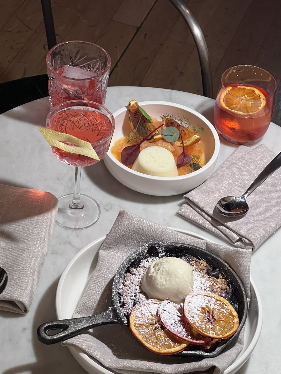 CiderTeak's tweet photo. The team @QTCanberra created two Negroni inspired desserts for #NegroniWeek - they are both delicious!
#Canberra #CanberraFood https://t.co/vJs2dEDP2A