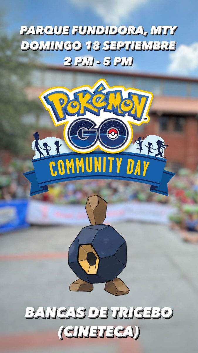 Nekusagi7's tweet photo. Nos vemos este domingo amigo en parque Fundidora para jugar el #communityday de roggenrola 🤎💛 no olviden pasar a visitarnos a las comunidades en el área de TRICEBO! 😍
#pokémongo https://t.co/ai1wyzNY8Q