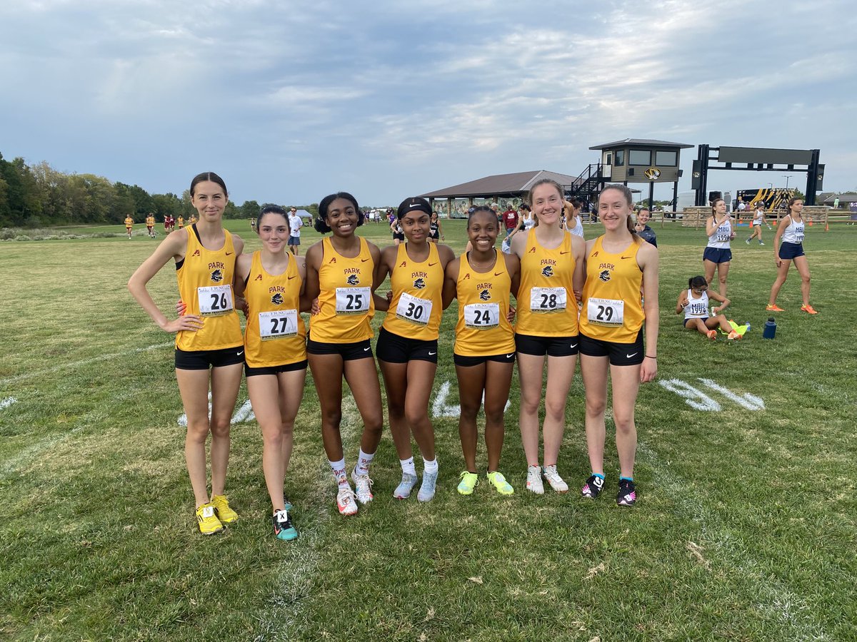 Park LADIES XC go off in 15 minutes! It’s a great day to be a Pirate!! ⁦<a href="/ParkUniversity/">Park University</a>⁩