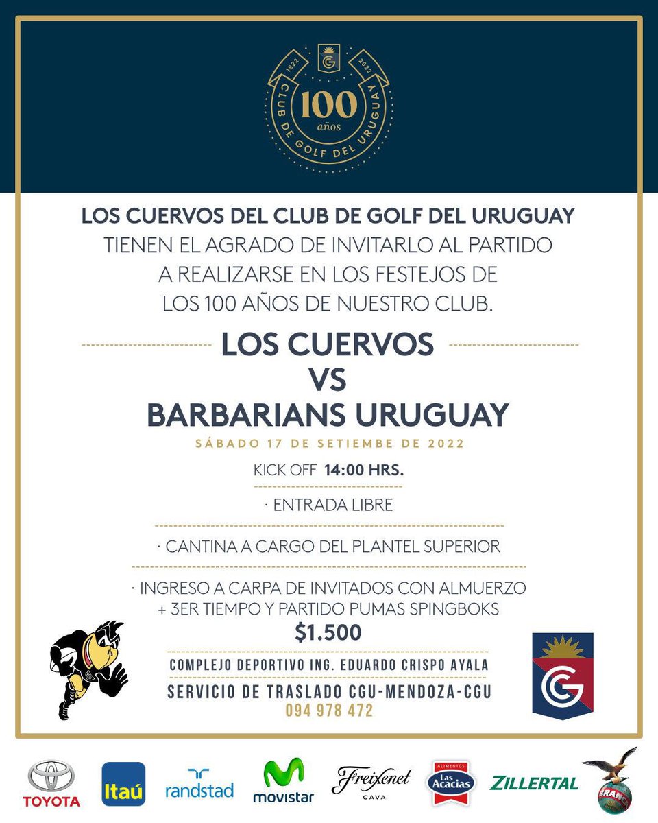 ¡Gran jornada de festejo de <a href="/loscuervos_/">Los Cuervos Rugby - CGU</a>! 🤩 

💯👏🏻👏🏻👏🏻