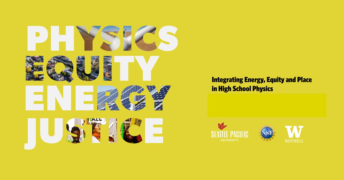 The Energy &amp; Equity Project is hiring! Please share with your networks. ap.washington.edu/ahr/position-d… #energyandequity #iteachphysics