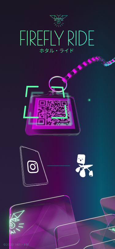 CycleEmbassyJP's tweet photo. Lovely day for a FIREFLY RIDE!!!

This year you can play a virtual stamp rally with QR-code keychains (Talk to Chad). 

If you have Instagram and a smart phone you can even try some custom AR effects. https://t.co/3GH8X7Oa8o