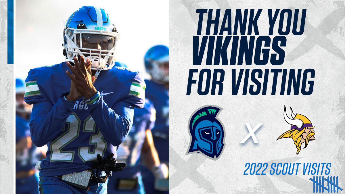 We love to see NFL scouts around our building! Thanks to the @Vikings for stopping by and checking out our guys! #GoArgos | #Arete