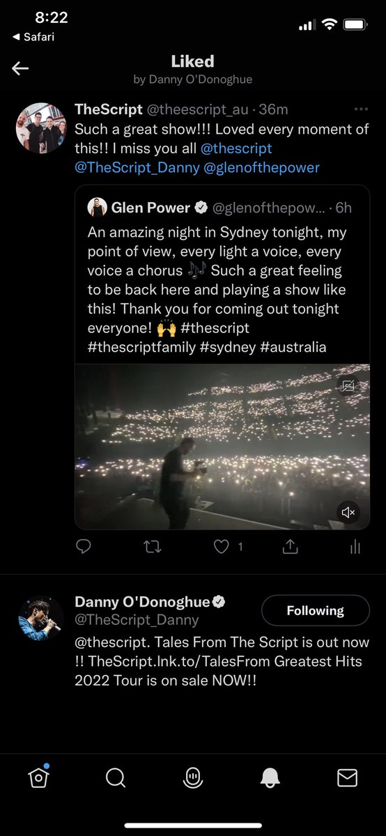 theescript_au's tweet image. This is always so nice and exciting to wake up to!! 😊😊♥️