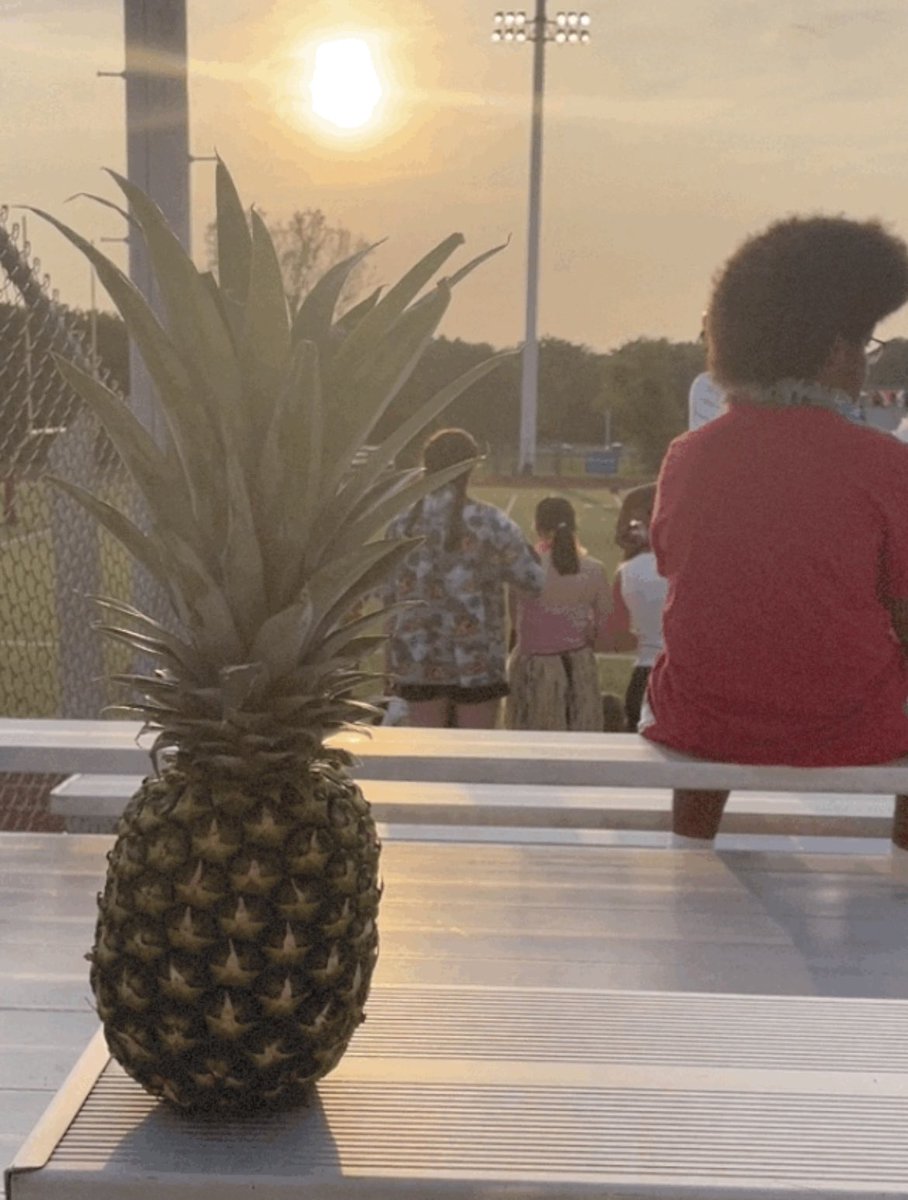 Great night for some @gahannafootball  🏈
Don’t worry Lions Den, your little Pineapple friend is #DownWithTheKing tonight! 🍍
#GoLions #OnePRIDEOneFAMILY