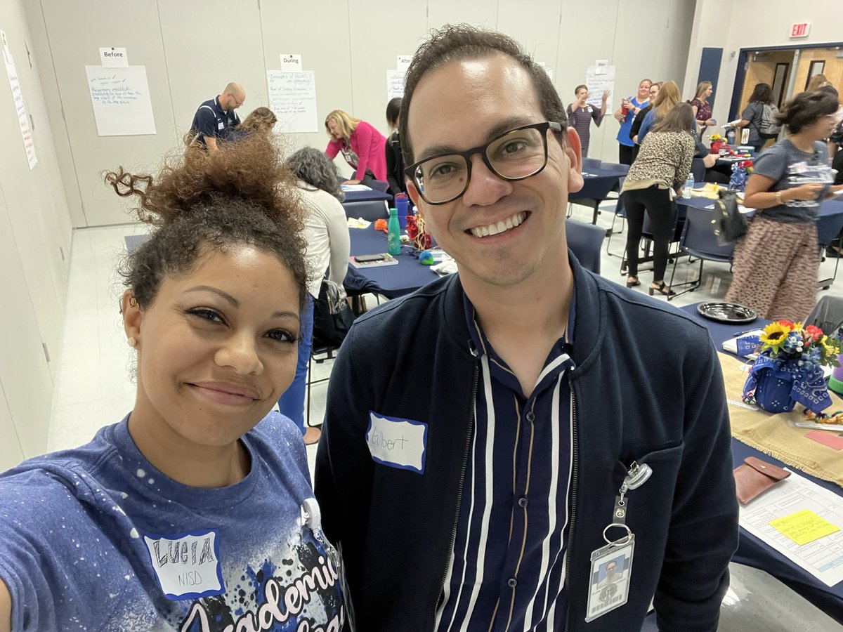 LuciaESoto's tweet photo. Learning during lunch, exchanging ideas from the #PDBook with fellow leaders, and growing as a coach! ✅ Thank you @LearnTexas for the Lunch and Learn! #NISDcoach https://t.co/AkunVRlwZm