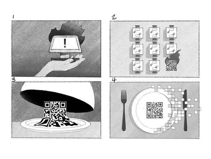 “...food tech sector has fallen for the fourth straight quarter.” For <a href="/insider/">The Insider</a> <a href="/BusinessInsider/">Business Insider</a> #editorialillustrator #illustration #pandemic