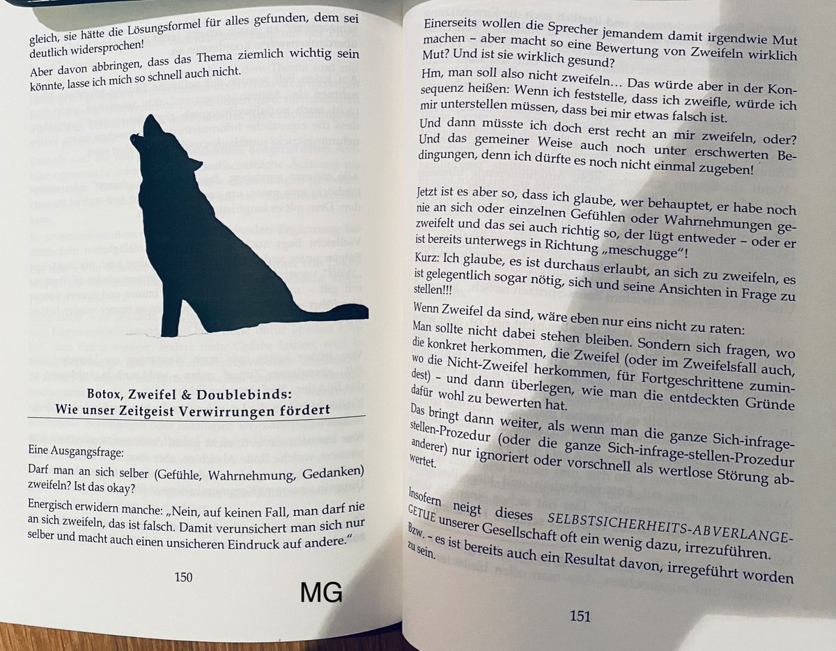 Flaschenpostler's tweet image. Oft verwechselt : gesunde Fähigkeit zu zweifeln u  Unsicherheit 
#Zweifel #Botox #Doublebind aus
#Wolfsmanagement 
Auch #FritzBauer wünschte sich Juristen mit gesunder Zweifelfähigkeit.