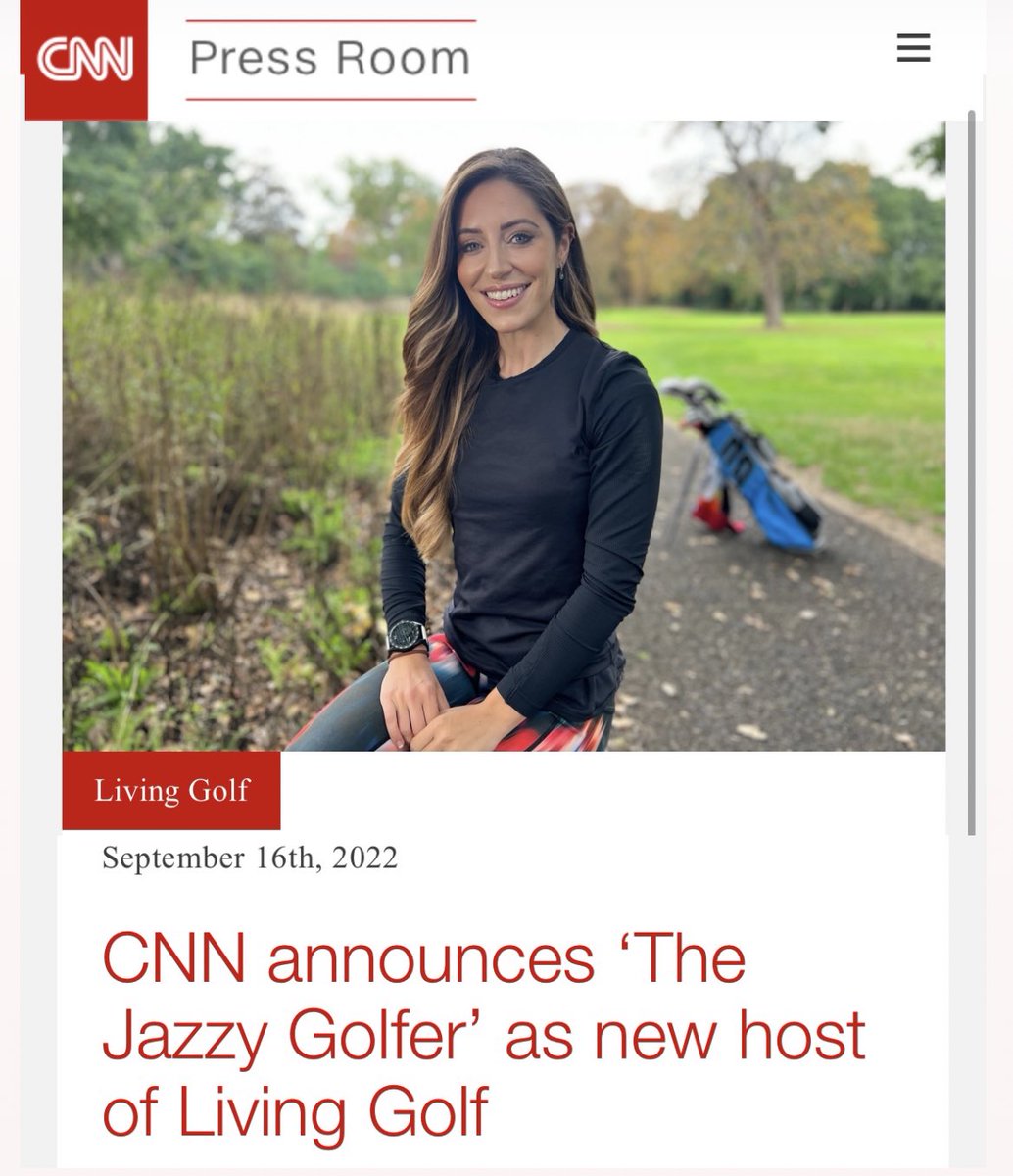 📣 I have some NEWS!

It’s been really hard keeping this one quiet but I’m delighted to finally announce I’m joining the team at @cnn and am the new host of their golf programme Living Golf!

cnnpressroom.blogs.cnn.com/2022/09/16/cnn…