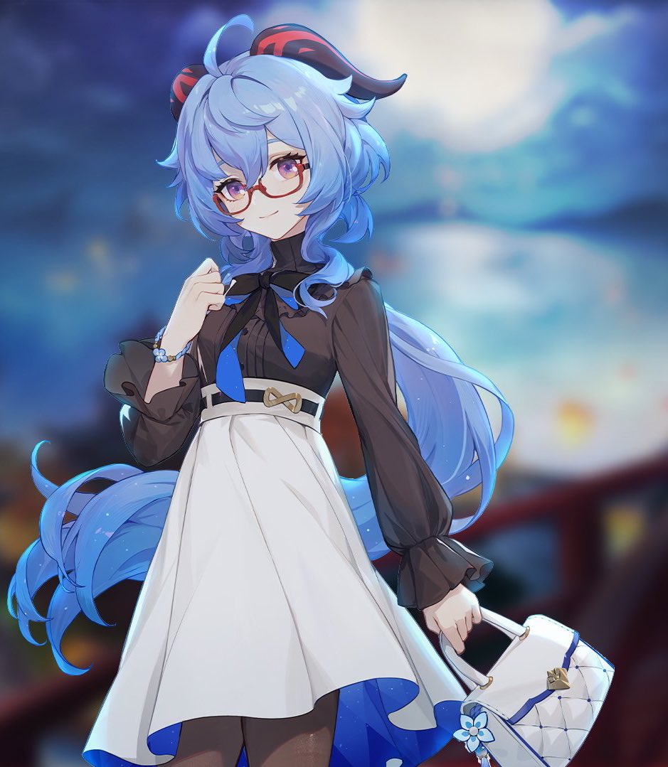 dailyyganyu's tweet image. NEW OFFICIAL ART!! SHE'S GORGEOUS