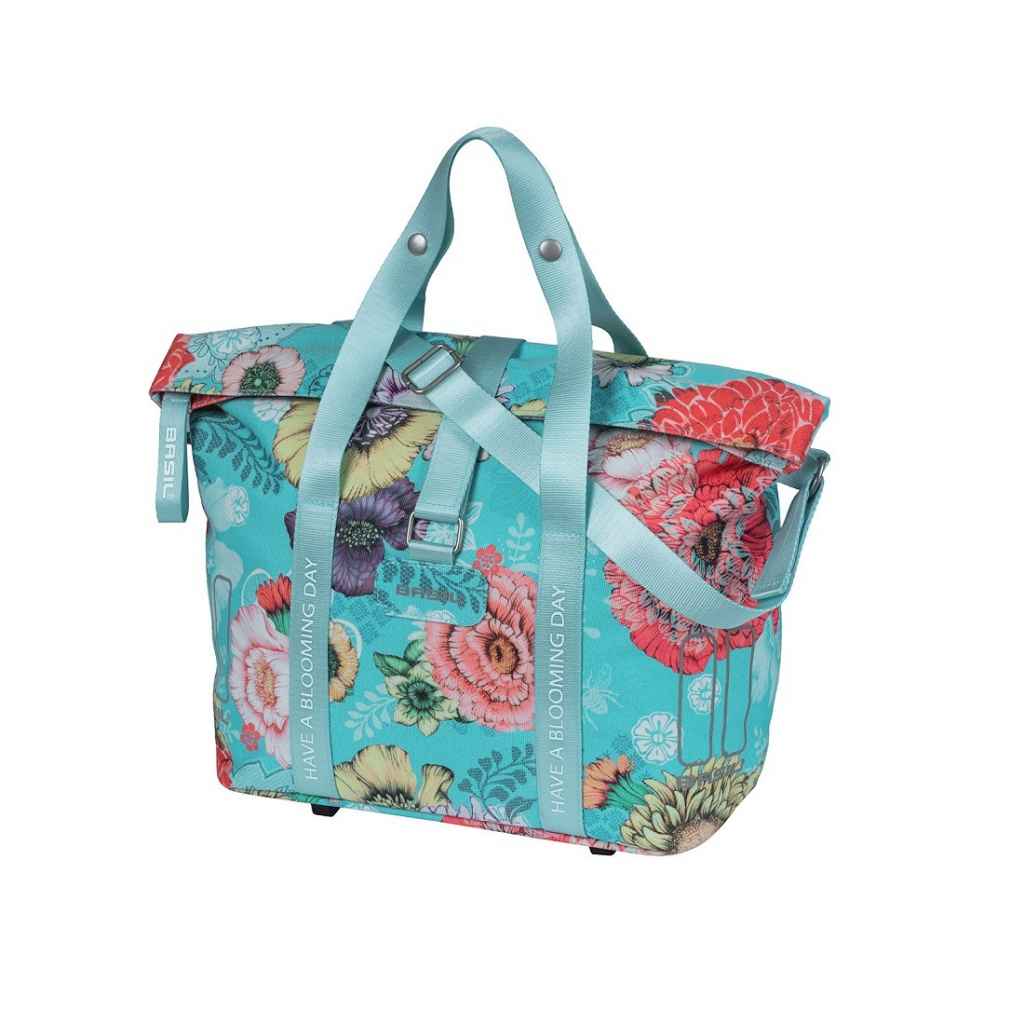 (Fietshandtas Bloom Field MIK-KF-haken 8-11L Blauw) - fietsmandkopen.nl/product/fietsh… #fiets #fietsen #fietsmand #avontuur