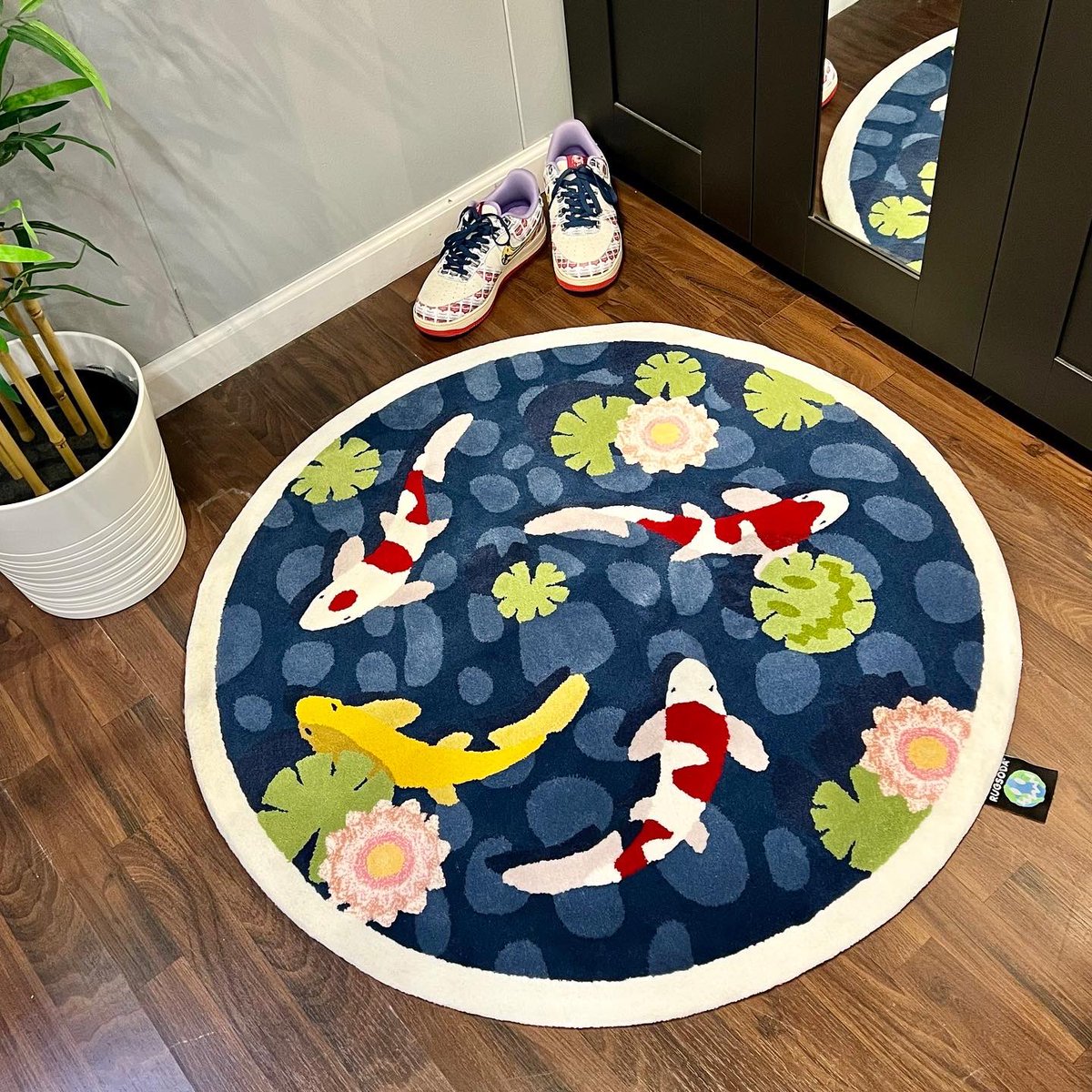 「Koi Pond Rug 🪷 」nellafのイラスト