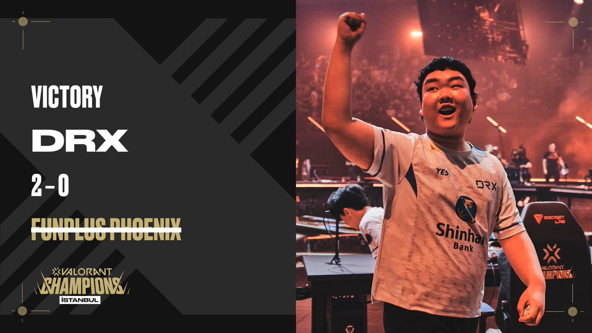 DRX ELIMINATES THE MASTERS COPENHAGEN WINNERS AT #VALORANTChampions İSTANBUL! #DRXWIN