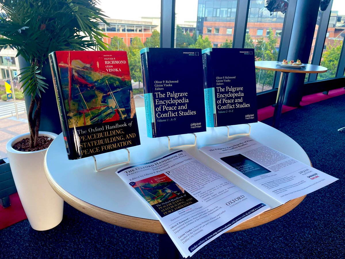 Donnacha Ó Beacháin (@donnachadcu) on Twitter photo Congratulations to <a href="/GezimVisoka/">Gëzim Visoka</a> on his monumental works with Oliver Richmond on peace and conflict studies!
Nothing like a good book launch to start the semester and end the week <a href="/LawGovDCU/">Law and Gov DCU</a> Congratulations to <a href="/GezimVisoka/">Gëzim Visoka</a> on his monumental works with Oliver Richmond on peace and conflict studies!
Nothing like a good book launch to start the semester and end the week <a href="/LawGovDCU/">Law and Gov DCU</a>
