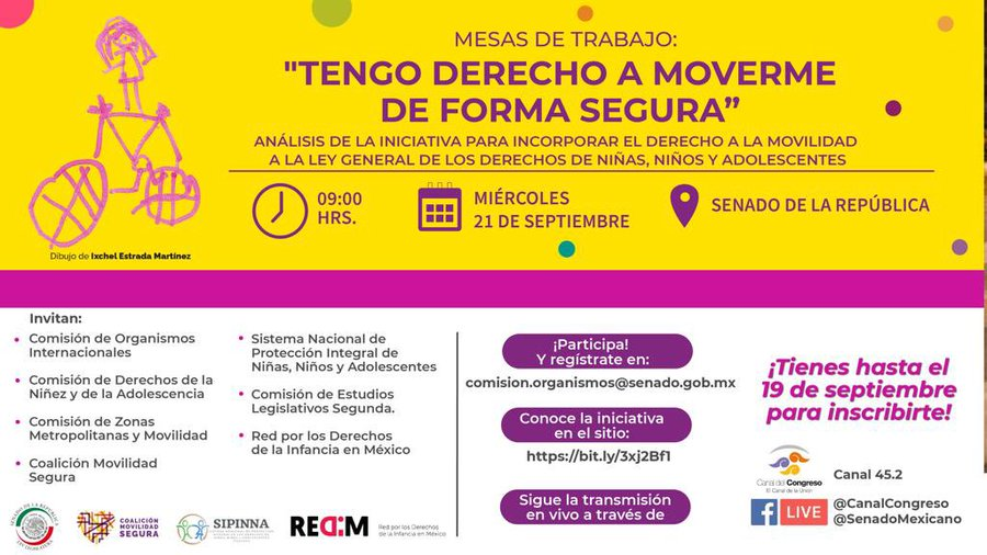 CoalicionMS's tweet photo. Trabajando con @senadomexicano y La máquina del teatro hacia las mesas de trabajo con niñas y niños de #México para armonizar Ley de derechos de #NNA con #LeyMovilidadSegura https://t.co/wMnjUE1HoY https://t.co/ImXSVGAwDy