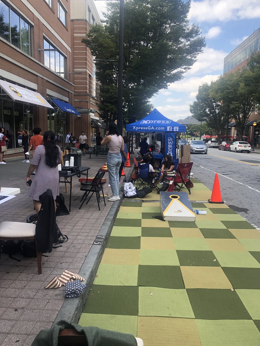 Gulsah_GT's tweet image. .@SPA_GaTech at Tech Square today! Happy #ParkingDay2022 @The_ACSP @GaTech_Planning @MARTAtransit