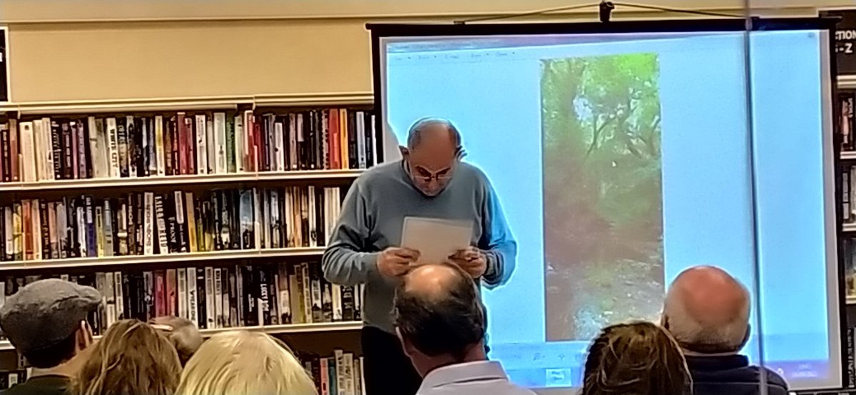 Cork County Historian in Residence Tony Harpur is 'going with the flow' recounting the history of the Owenacurra &amp; Roxboro rivers here in #Midleton #Library for this evening of talks and reminiscence organised by Midleton Area Rivers Group. <a href="/corkcolibrary/">Cork County Council Library & Arts Service</a> <a href="/Corkcoco/">Cork County Council</a> #LocalHistory