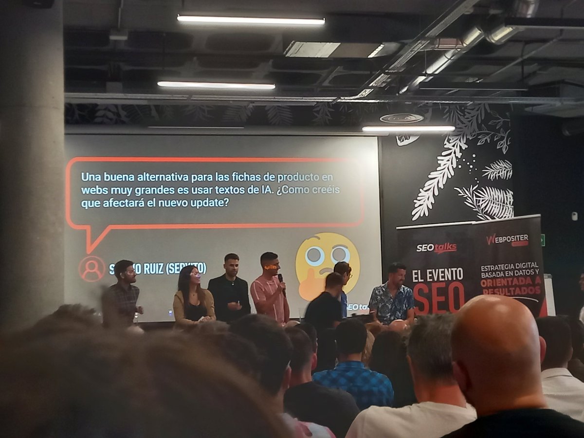 Interesante debate acerca de los textos que genera la inteligencia artificial.

¿Crees que la IA nos sustituirá a los #redactores? ¿Has notado artículos que no estaban escritos por una persona?

<a href="/WebPositer/">Webpositer</a> <a href="/Lu1sma/">Luis M. Villanueva</a> 
#iA #SEOTALKS #SEO