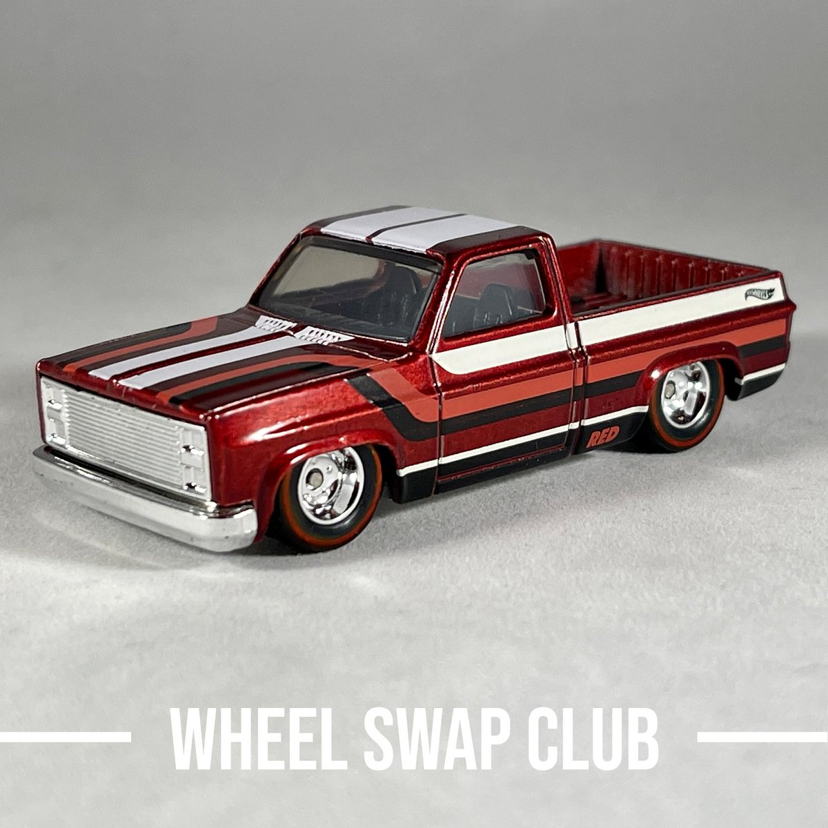 WheelSwapClub's tweet photo. #HotWheels '83 Chevy Silverado
Target Red Exclusive
$35 shipped in US
#Chevy #Chevrolet #Silverado #Squarebody #WheelSwapClub #wheelswap #diecast #customdiecast #diecastcustom #realriders #diecastphotography https://t.co/ln2WMGngwF