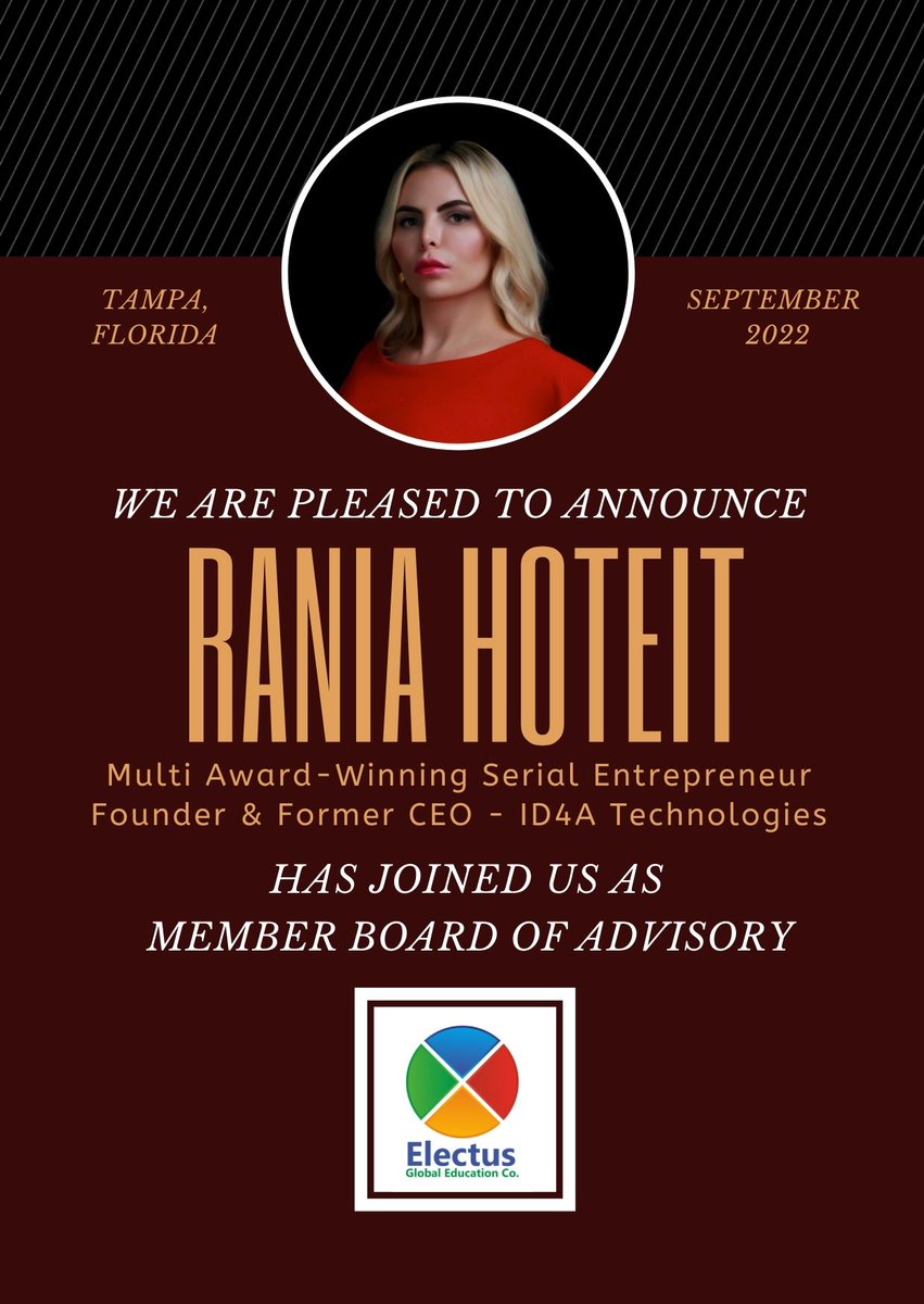 Welcome to our team Rania. We are thrilled to have you with us @rania_hoteit