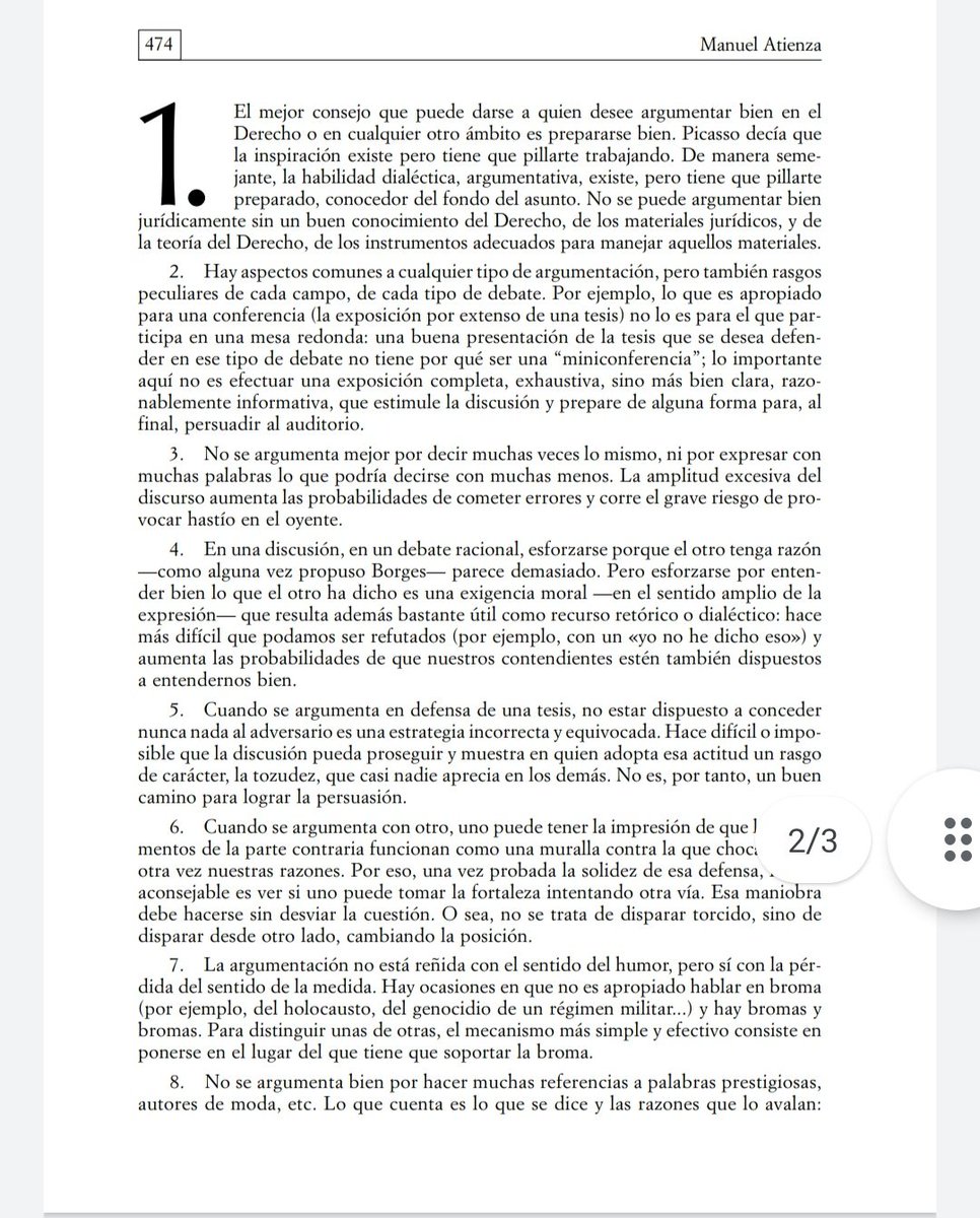 _hector_hidalgo's tweet photo. Chequen estos 10 consejos para argumentar mejor que nos da Atienza.

Me gustó este:

"No se argumenta mejor por decir muchas veces lo mismo". https://t.co/3W5gBy7WWS