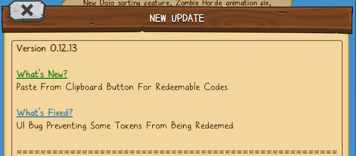 ShinobiWarz's tweet photo. #ShinobiWarz Update 0.12.13 Out Now!
This minor update brings a new button for pasting Redeemable Codes from your clipboard (mobile friendly) and fixes a UI bug preventing users from redeeming some XP tokens.

#GameDev #IndieDev #IndieGame #GameMaker https://t.co/H6DHe5Z1Bw