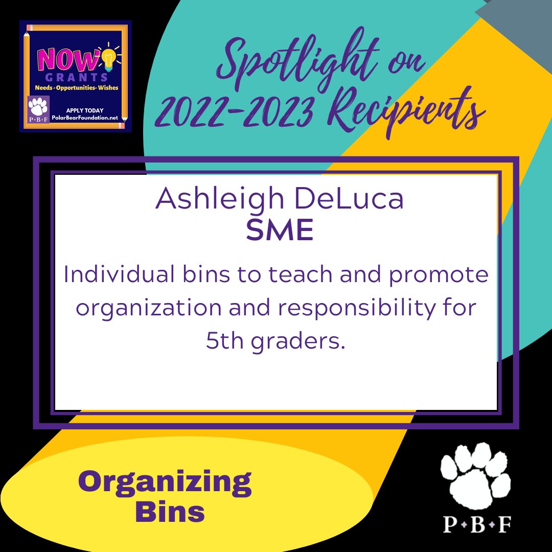 OurPBF's tweet photo. Northern teachers start the year even more prepared thanks to NOW Grants awarded in August.  #becomebelongbenorthern @polarbearssme #NYCSD #NOWGrants #supportingorganization&amp;responsibility https://t.co/AxQg5K73M6
