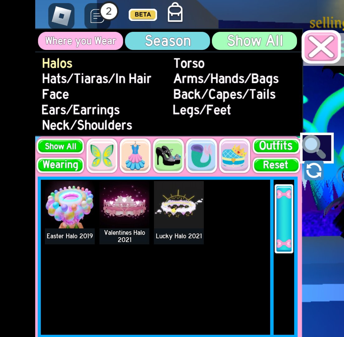 julienex2's tweet photo. Trading these royale high halos for robux pls im rlly desperate
I dont offer!
 
Willing to use a trusted MW
Or ngf!!
Must cover tax if with game pass

Kw: halo
Royale high adopt me robux 2019 19 2020 20 2021 21 2022 22 easter val valentine hal Halloween winter win spring autumn https://t.co/IIuHyMVN56