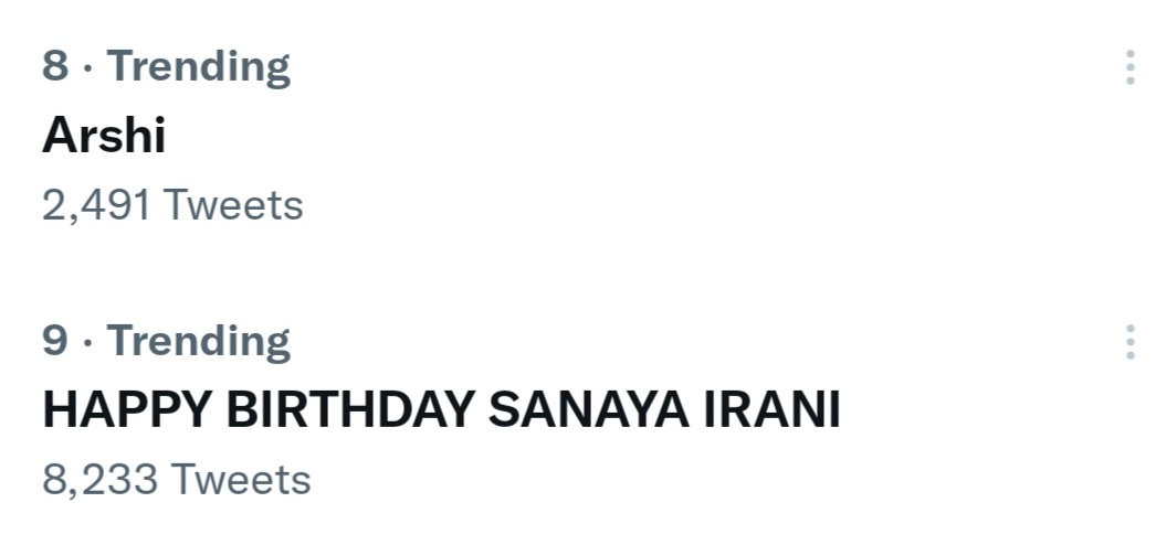 This is something epic and reserved for years 
HAPPY BIRTHDAY SANAYA IRANI 