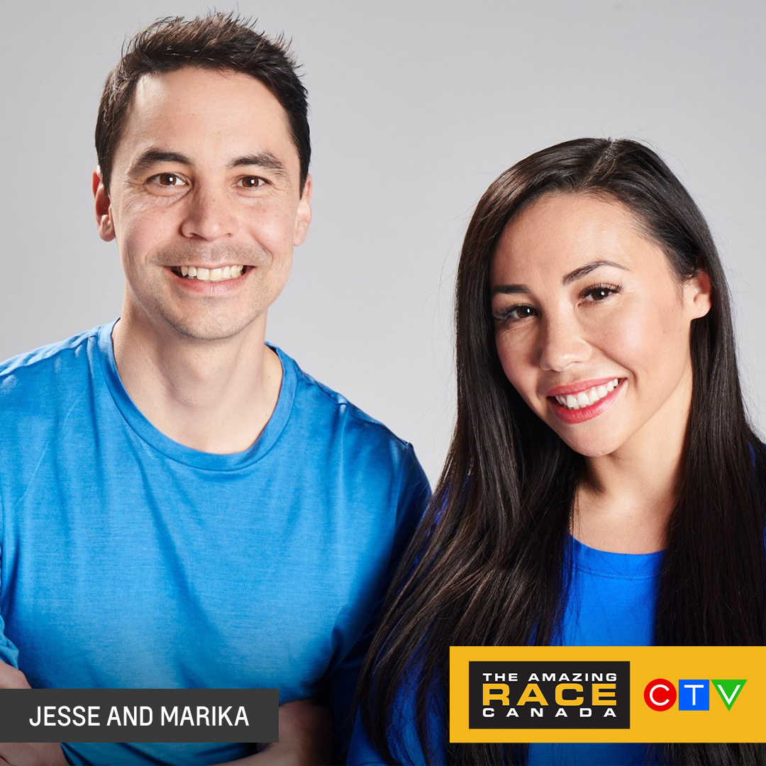 ChevroletCanada's tweet photo. @MikeCarpenter here is this week's question:

Which team was the first to complete the "Who Should Just Roll With It" Roadblock thanks to their figure skating talents? #AmazingRaceCanada #TheChevroletRace